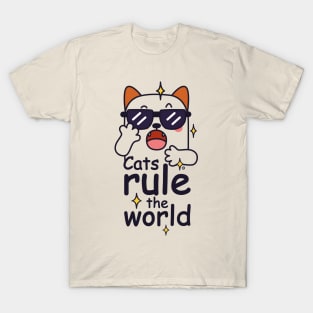 Cats rule the World T-Shirt